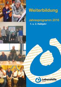 Titelblatt Jahresprogramm Weiterbildung 2016